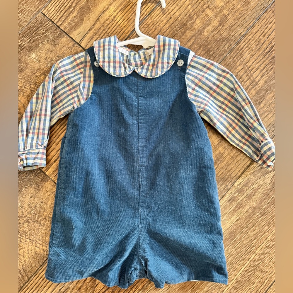 Bailey Boys Corduroy Jon Jon with Shirt